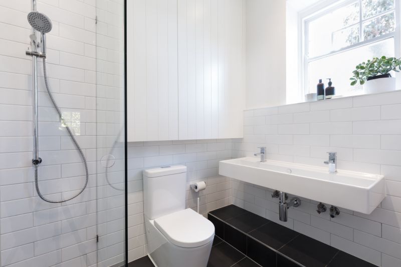 Smart bathroom with tech features